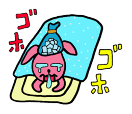 Animals who like backcountry skiing sticker #14547641