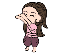 Tradition Thai Kids sticker #14547655