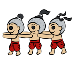 Tradition Thai Kids sticker #14547661