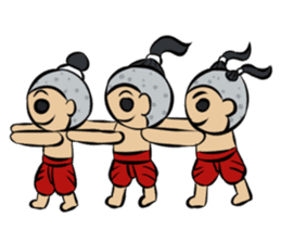 Tradition Thai Kids sticker #14547661