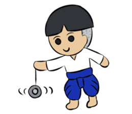 Tradition Thai Kids sticker #14547662