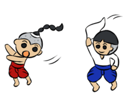 Tradition Thai Kids sticker #14547666