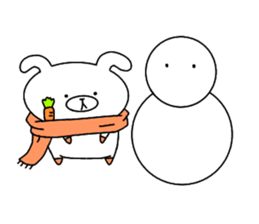 Bear rabbit lovely sticker sticker #14548358