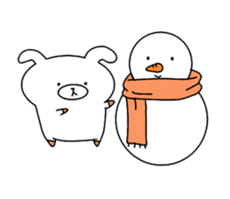 Bear rabbit lovely sticker sticker #14548359