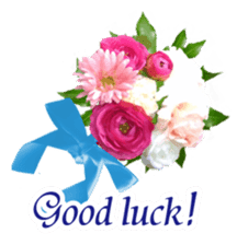 Thank you flowers and love bouquets sticker #14548582