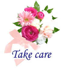 Thank you flowers and love bouquets sticker #14548584