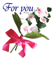 Thank you flowers and love bouquets sticker #14548593