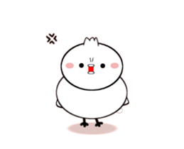 A moving bird sticker #14549006