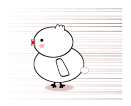 A moving bird sticker #14549007