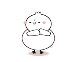 A moving bird sticker #14549008