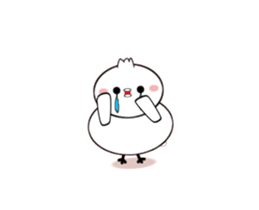 A moving bird sticker #14549015