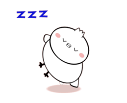 A moving bird sticker #14549018