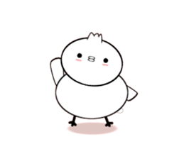 A moving bird sticker #14549019