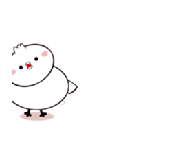 A moving bird sticker #14549023