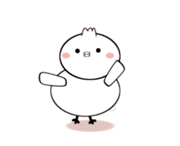 A moving bird sticker #14549029