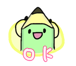 Mr.pencil and Ms.eraser sticker #14549496