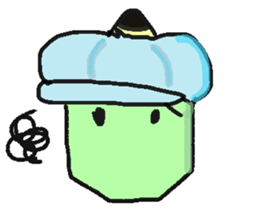 Mr.pencil and Ms.eraser sticker #14549499