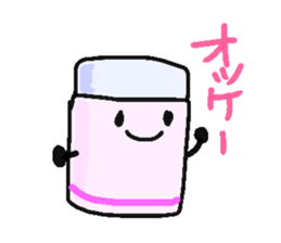 Mr.pencil and Ms.eraser sticker #14549514