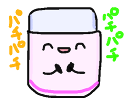 Mr.pencil and Ms.eraser sticker #14549515