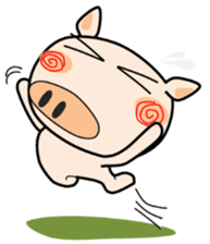 Cute pig everyday 4th sticker #14550079