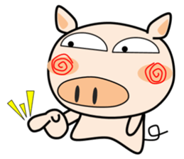 Cute pig everyday 4th sticker #14550086