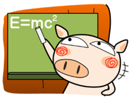 Cute pig everyday 4th sticker #14550090