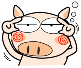 Cute pig everyday 4th sticker #14550091