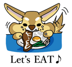Don't ignore Fennec yupa-taro English sticker #14550415