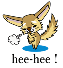 Don't ignore Fennec yupa-taro English sticker #14550418