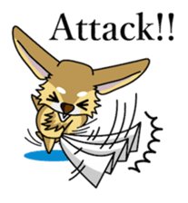 Don't ignore Fennec yupa-taro English sticker #14550419