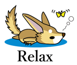 Don't ignore Fennec yupa-taro English sticker #14550423