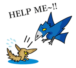 Don't ignore Fennec yupa-taro English sticker #14550424