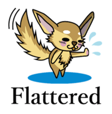 Don't ignore Fennec yupa-taro English sticker #14550430