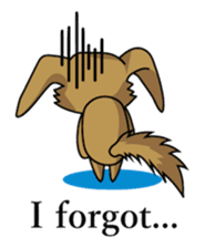 Don't ignore Fennec yupa-taro English sticker #14550435