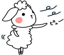 I am mei. I am sheep. sticker #14551001