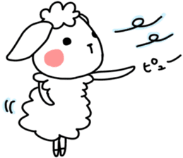 I am mei. I am sheep. sticker #14551001