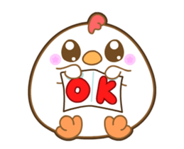 White Chick & Black Bird(Animation) sticker #14551222