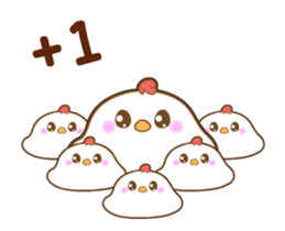 White Chick & Black Bird(Animation) sticker #14551225