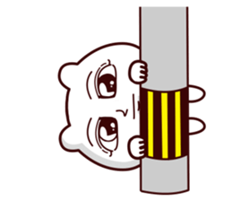 Big eye bear sticker #14551304