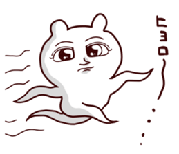 Big eye bear sticker #14551305