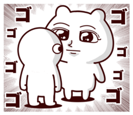 Big eye bear sticker #14551318