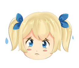 Arin: Cute Girl ( Emoji ) sticker #14551407