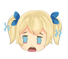 Arin: Cute Girl ( Emoji ) sticker #14551410
