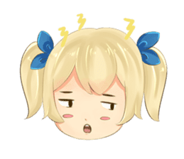 Arin: Cute Girl ( Emoji ) sticker #14551411