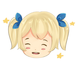 Arin: Cute Girl ( Emoji ) sticker #14551413