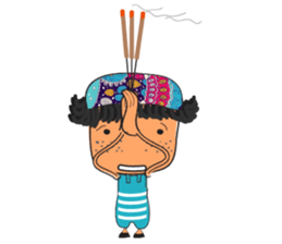 Boy Sun sticker #14552591