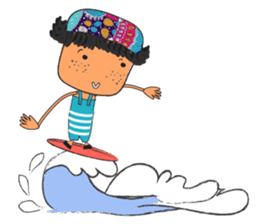 Boy Sun sticker #14552594