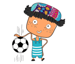 Boy Sun sticker #14552595