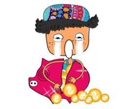 Boy Sun sticker #14552606