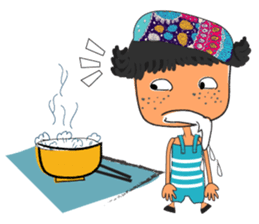 Boy Sun sticker #14552607